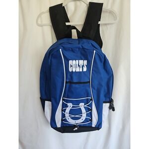 NFL Backpack Indianapolis Colts Unisex OS Blue Good Football Fan Gear Bag